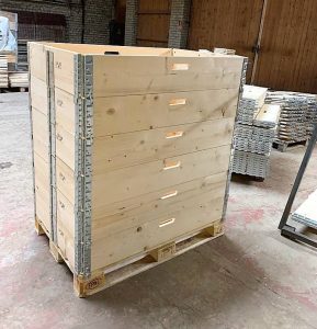 Wooden Packaging Company, Custom Size Wood Pallet Collars,
